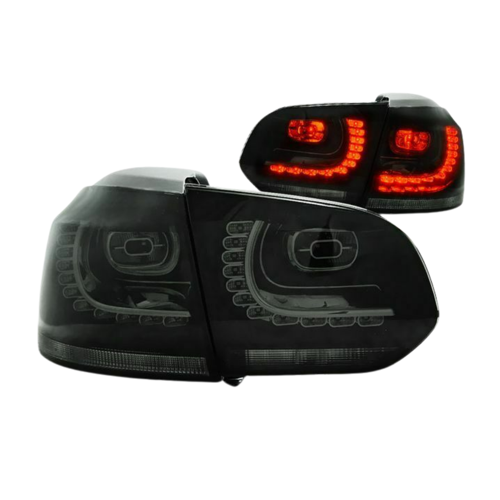 VW MK6 GOLF BLACKOUT STYLE SEQUENTIAL LED TAILLIGHTS