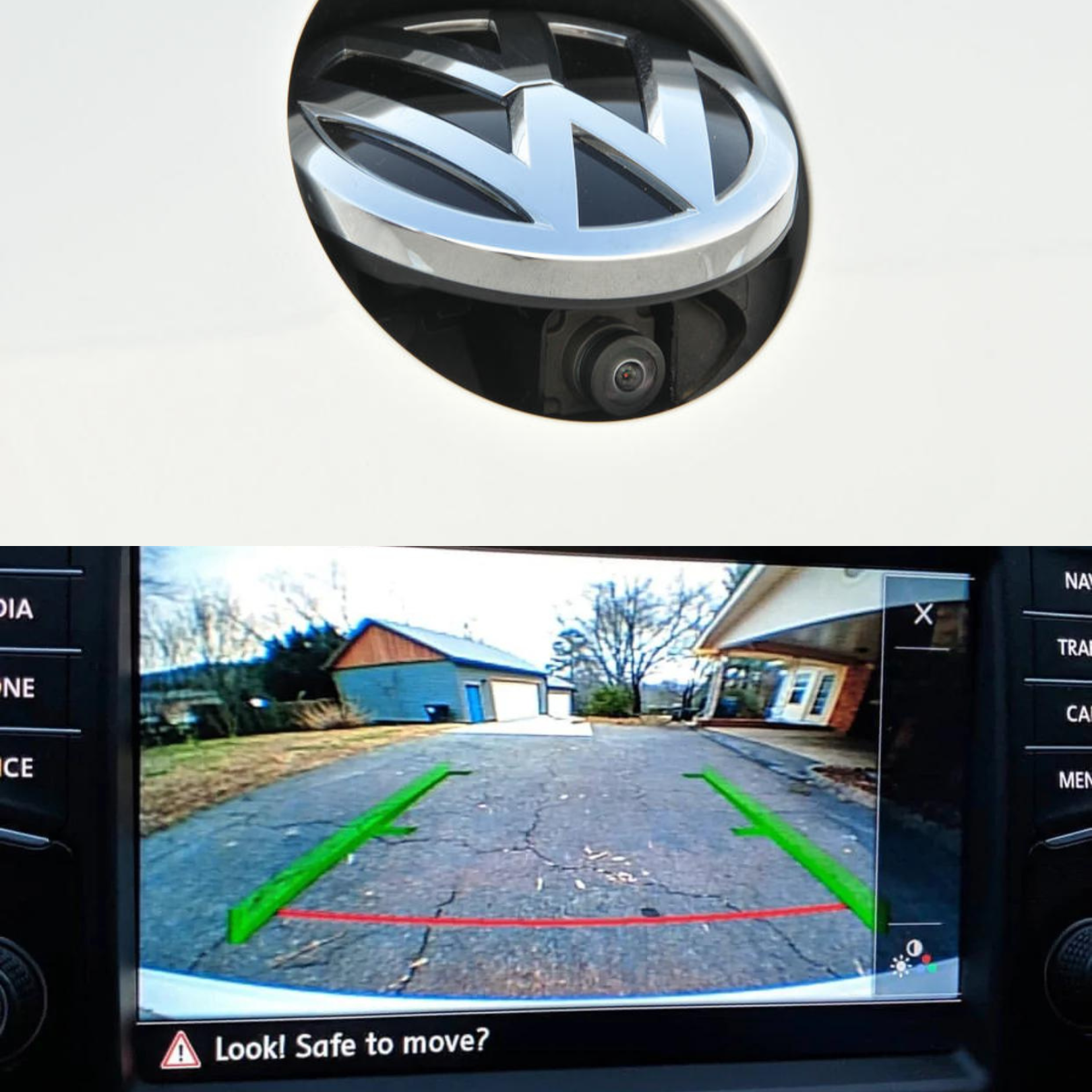 HD VW Flip Badge Reverse Camera - VW MK7 & 7.5 GOLF